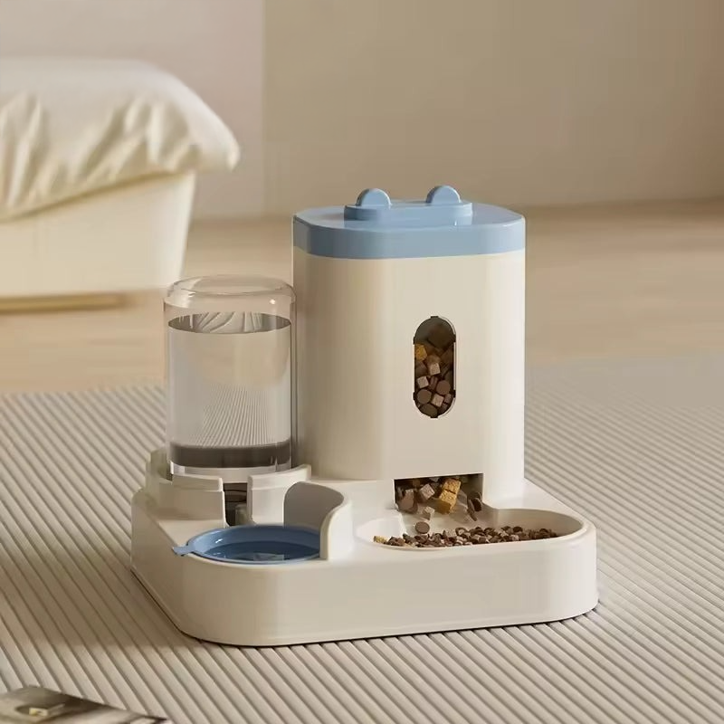 2-in-1 Automatic Pet Feeder & Water Fountain
