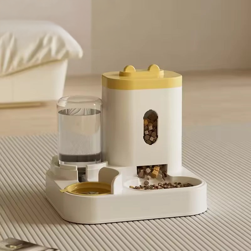 2-in-1 Automatic Pet Feeder & Water Fountain